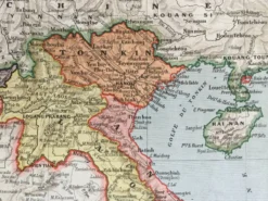 Impression vintage histoire indo-chine