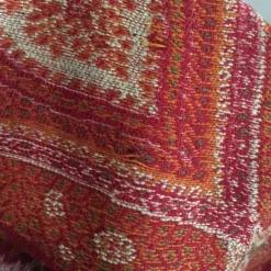 Indienne d'Alsace en laine tissée XIXème siècle