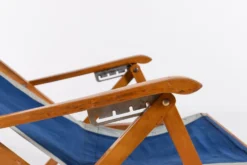 Italian foldable chaise longue by Fratelli Reguitti 1960