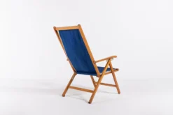 Italian foldable chaise longue by Fratelli Reguitti 1960