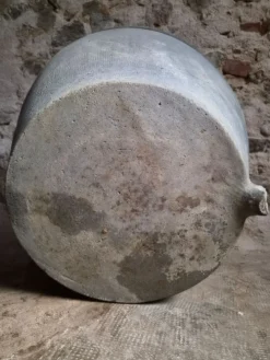 Jardinière ancienne en terre cuite – Cuve à lessive XIXe siècle XXL