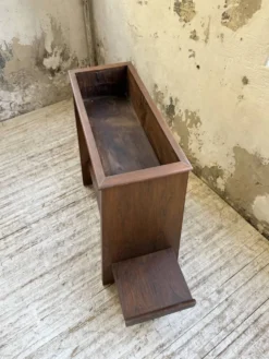 Jardinière années 50 palissandre constructiviste
