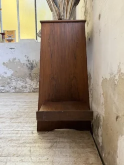 Jardinière années 50 palissandre constructiviste