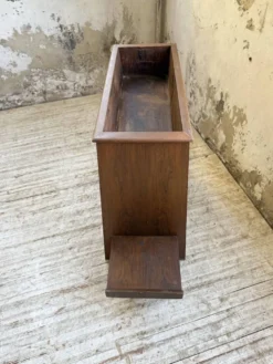 Jardinière années 50 palissandre constructiviste