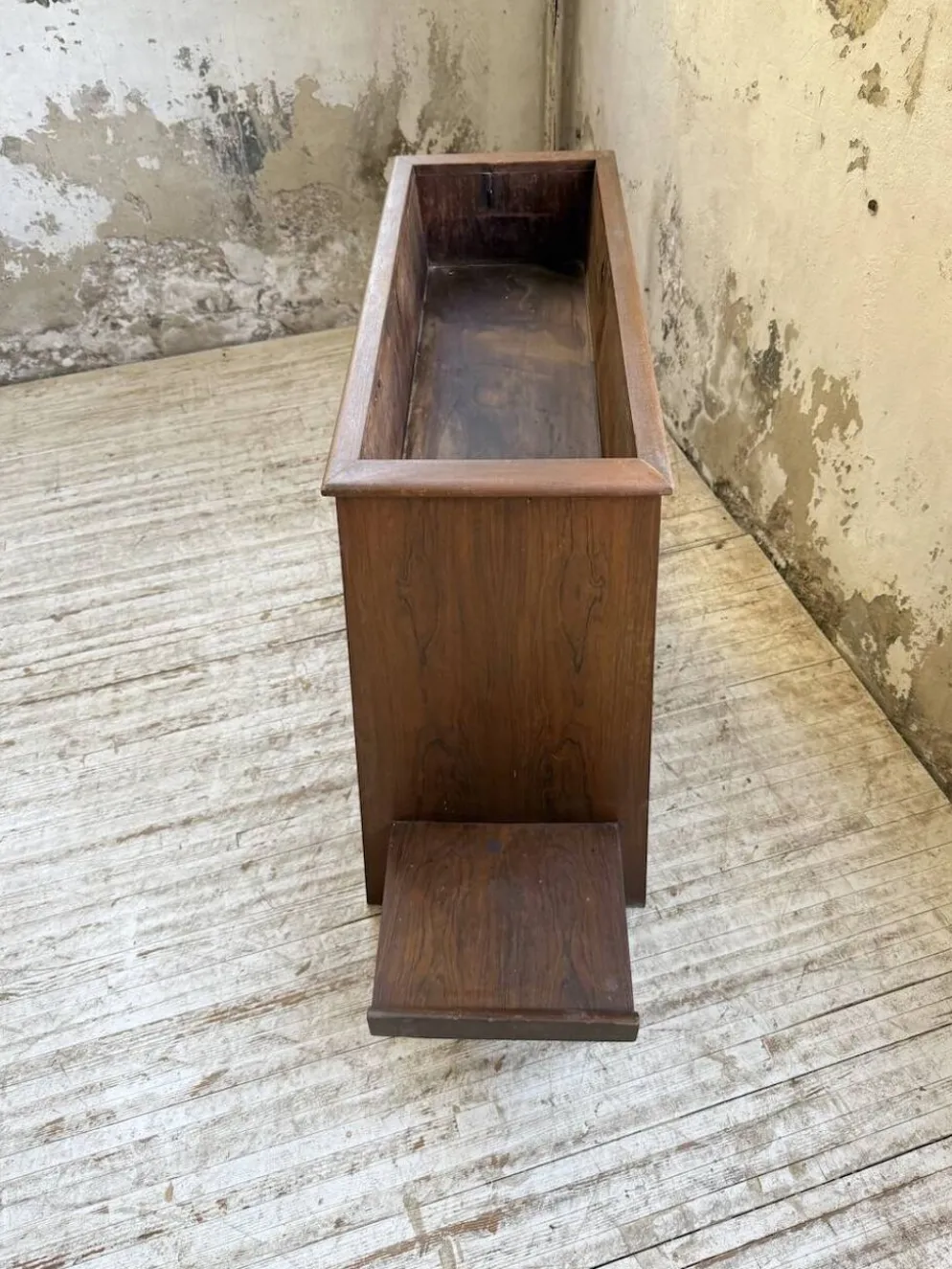 Jardinière années 50 palissandre constructiviste
