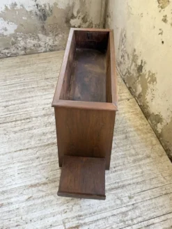 Jardinière années 50 palissandre constructiviste