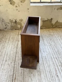 Jardinière années 50 palissandre constructiviste