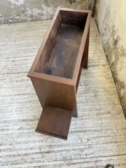 Jardinière années 50 palissandre constructiviste