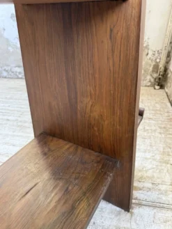 Jardinière années 50 palissandre constructiviste