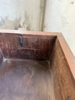 Jardinière années 50 palissandre constructiviste