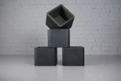 Jardinière en cuir style années 50 de De Sede