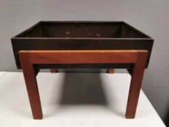 Jardinière en teck design danois des années 1960