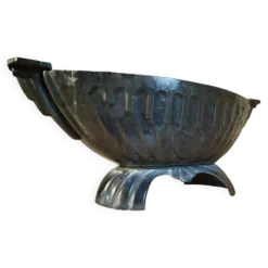 Jardinière française Art déco en fonte émaillée – 1920s–1930s