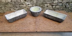 Jardinières en ciment