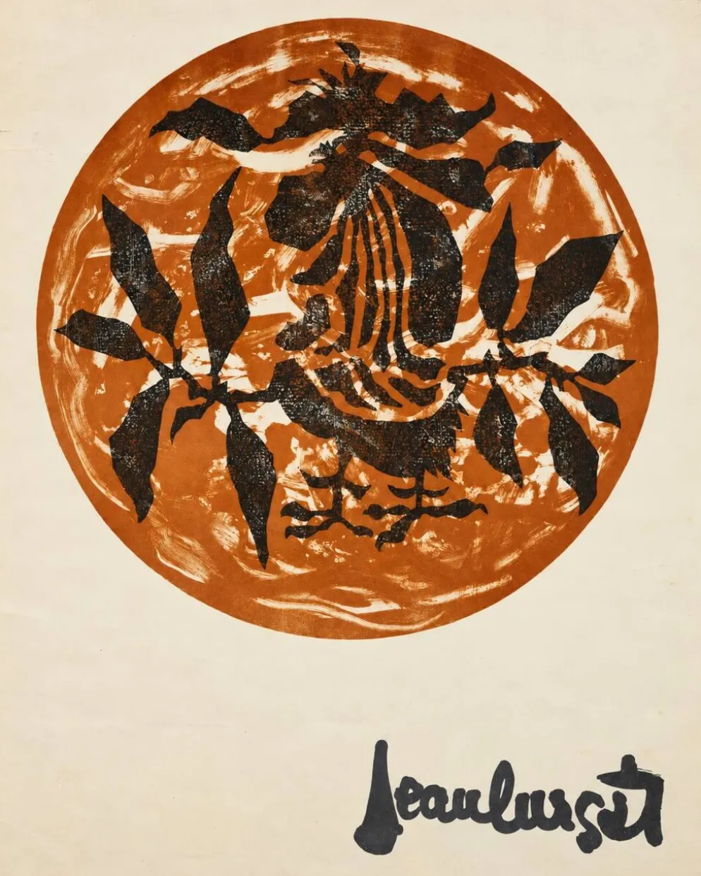 Jean Lurçat – Coq – Lithographie en couleurs, vers 1960–1962