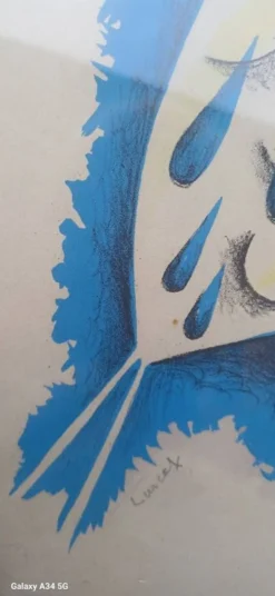Jean Lurçat Lithographie Carpe de Lune