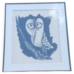 Jean Lurçat Lithographie Chouette de Bonne espérance