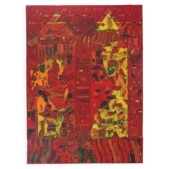 Jean-Pierre Vielfaure : Le chaos de l'intérieur, lithographie originale signée
