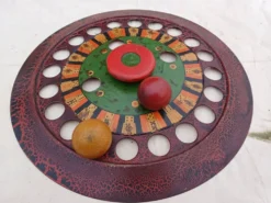 Jeu ancien roulette de billard " zanzi "