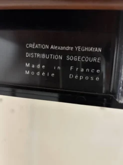 Jeu d’échecs altuglas, création alexandre yeghiayan, 1970