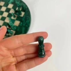 Jeu d’échecs décoratif en malachite, 1950–1970