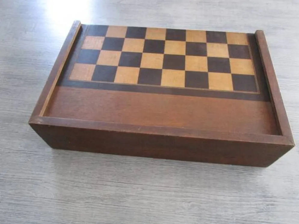 Jeu de Backgammon/jacquet ancien en bois
