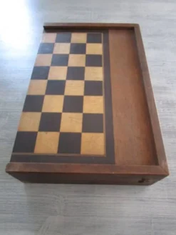 Jeu de Backgammon/jacquet ancien en bois