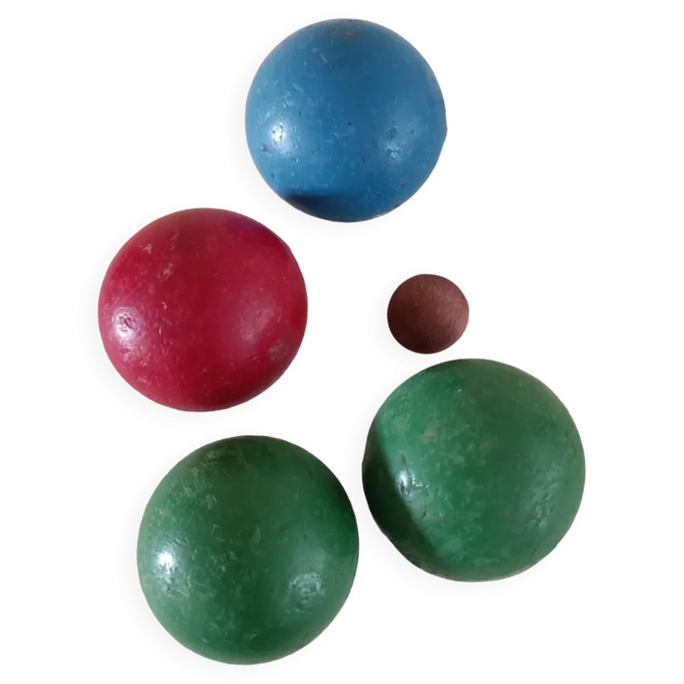 Jeu de boules en bois