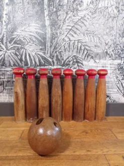 Jeu de bowling 1900 en bois