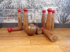 Jeu de bowling 1900 en bois