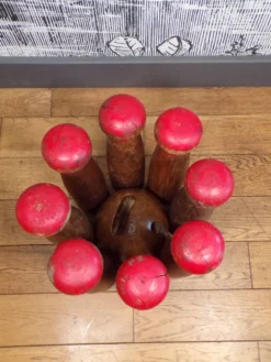 Jeu de bowling 1900 en bois