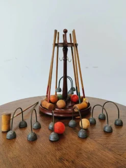 Jeu de croquet miniature de table