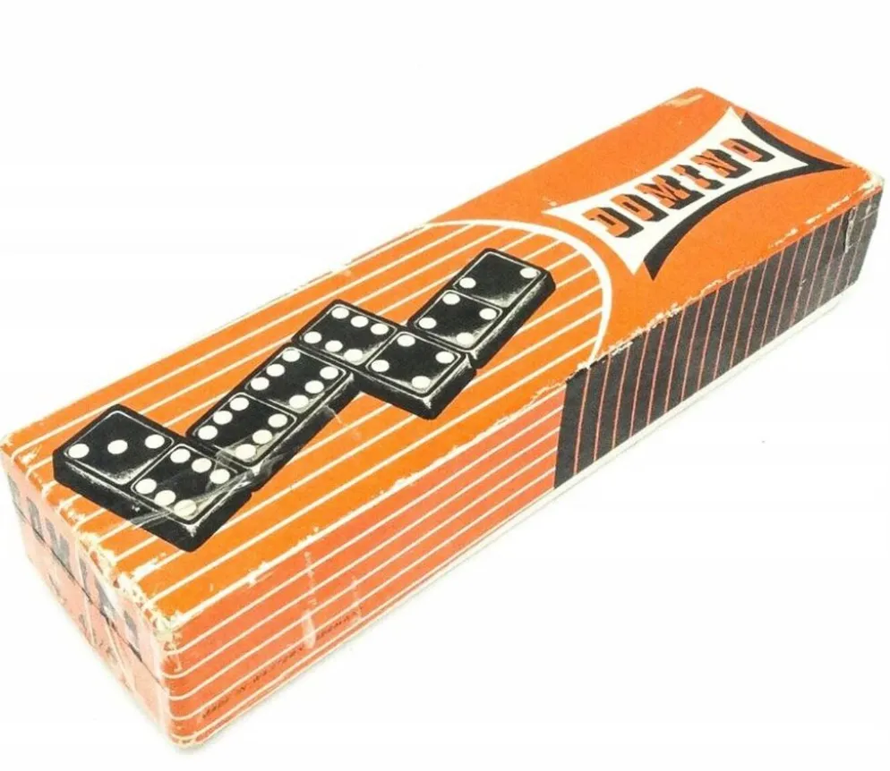 Jeu de dominos postmoderne, Allemagne, années 1970, ensemble de 28.