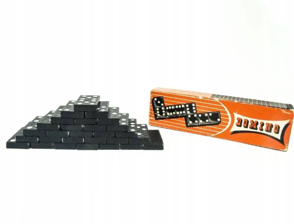 Jeu de dominos postmoderne, Allemagne, années 1970, ensemble de 28.