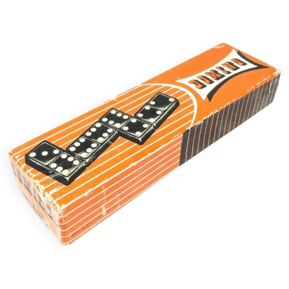 Jeu de dominos postmoderne, Allemagne, années 1970, ensemble de 28.