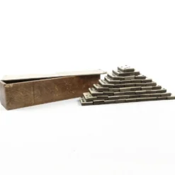 Jeu de dominos postmoderne, Pologne, années 1950, ensemble de 28.