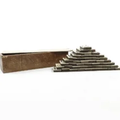 Jeu de dominos postmoderne, Pologne, années 1950, ensemble de 28.