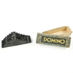 Jeu de dominos postmoderne, Pologne, années 1970, ensemble de 28.