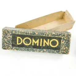 Jeu de dominos postmoderne, Pologne, années 1970, ensemble de 28.