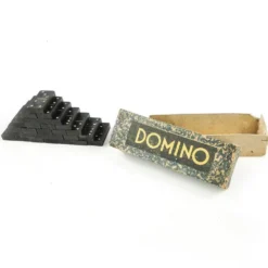 Jeu de dominos postmoderne, Pologne, années 1970, ensemble de 28.