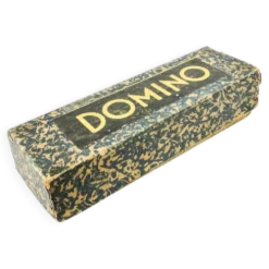 Jeu de dominos postmoderne, Pologne, années 1970, ensemble de 28.