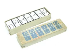 Jeu de dominos postmoderne, Pologne, années 1970, ensemble de 28.