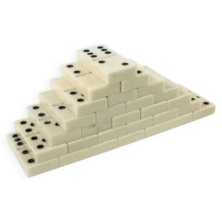 Jeu de dominos postmoderne, URSS, années 1970, ensemble de 28