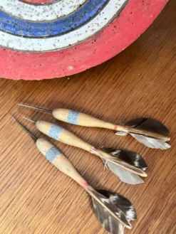 Jeu de fléchettes vintage