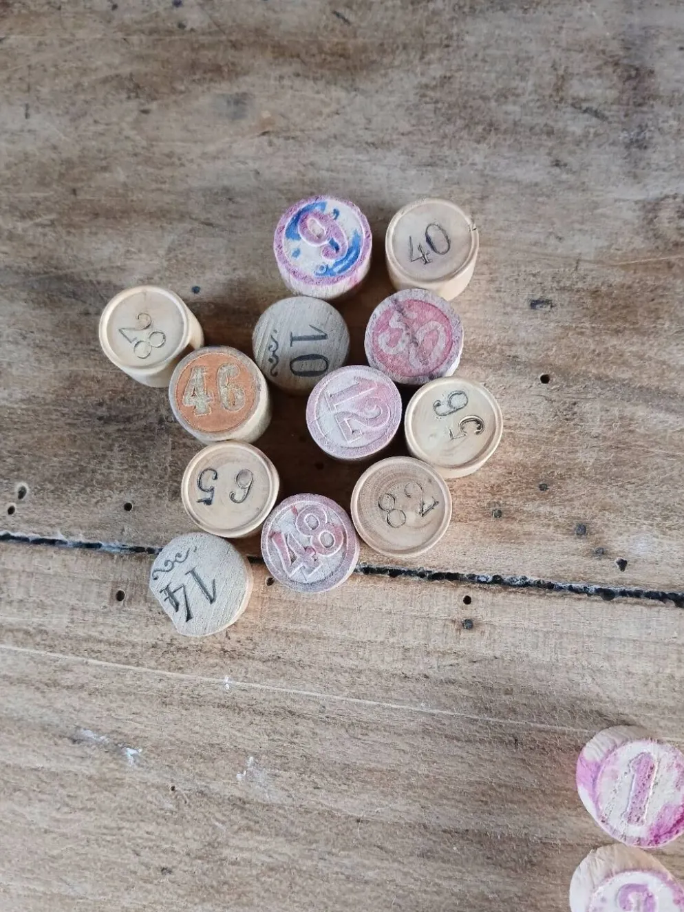 Jeu de loto ancien