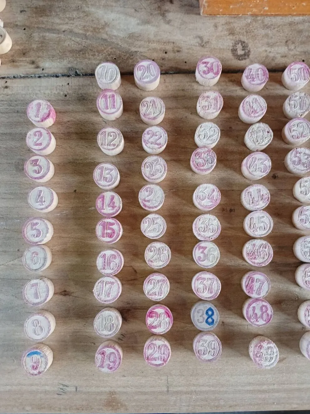Jeu de loto ancien
