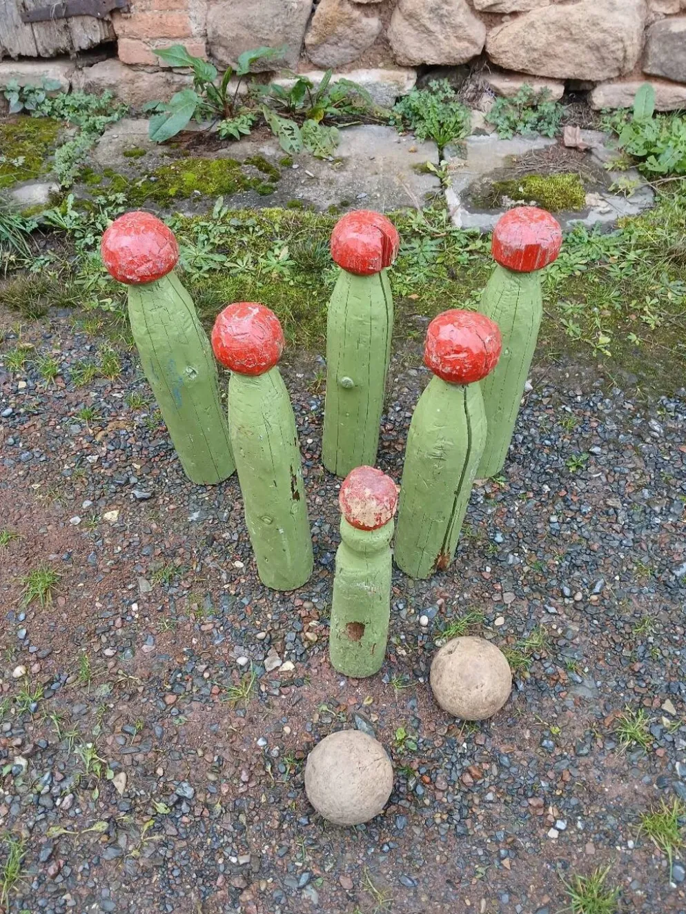 Jeu de quilles très ancien