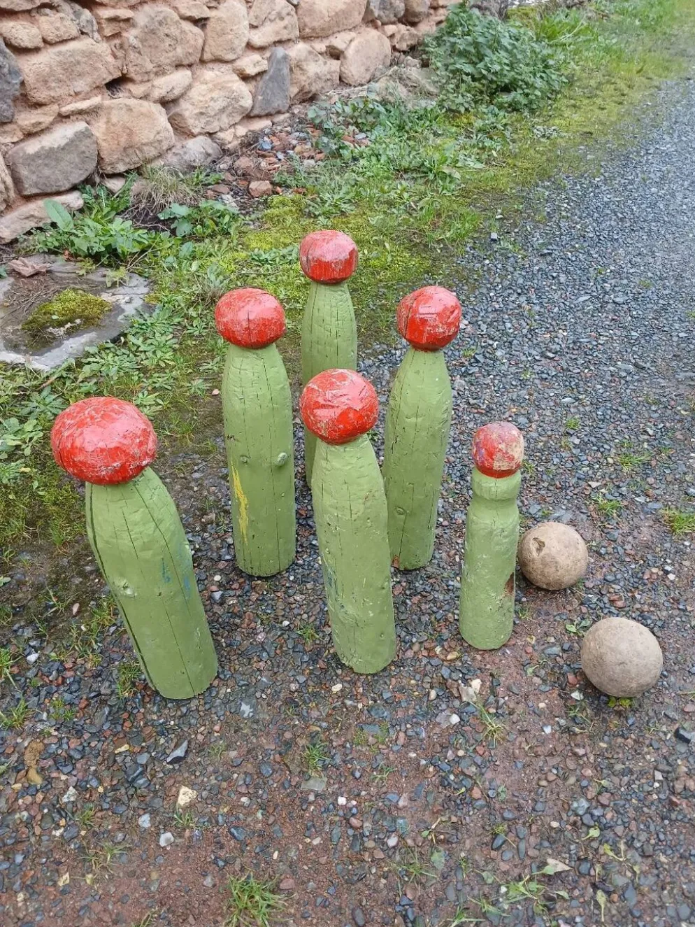 Jeu de quilles très ancien