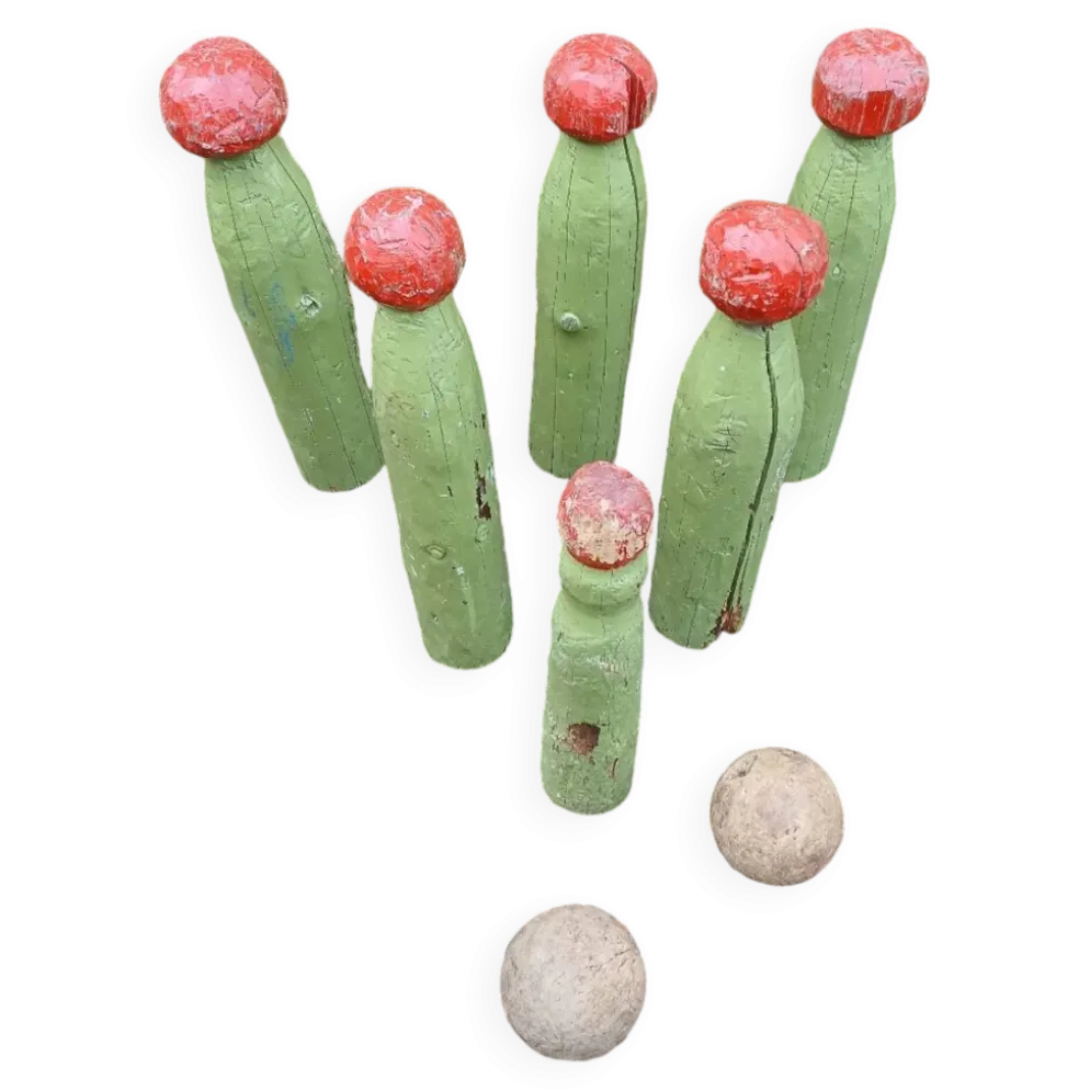 Jeu de quilles très ancien