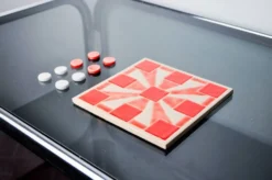 Jeu du morpion, céramique émaillée, Italie, 1980
